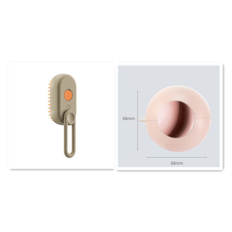FurCarreCo 3-in-1 Cat Steam Brush: Electric Spray Grooming Comb for Effortless Pet Care