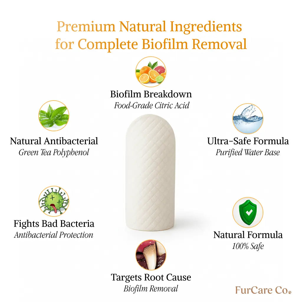 Vet-Approved Dental Finger Wipes For Cats & Dogs (50 Count)