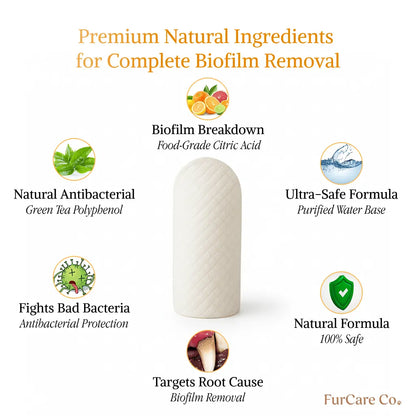 Vet-Approved Dental Finger Wipes For Cats & Dogs (50 Count)