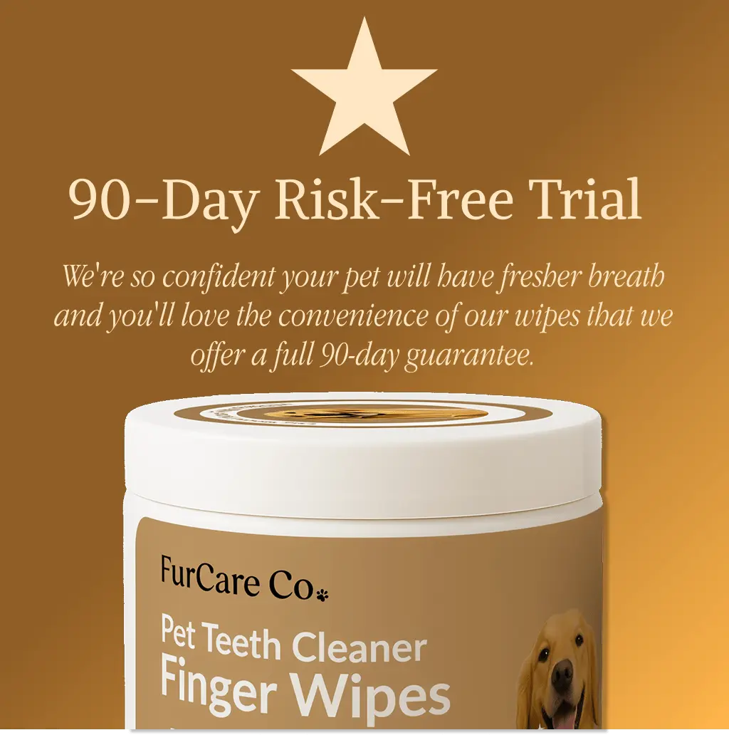 Vet-Approved Dental Finger Wipes For Cats & Dogs (50 Count)