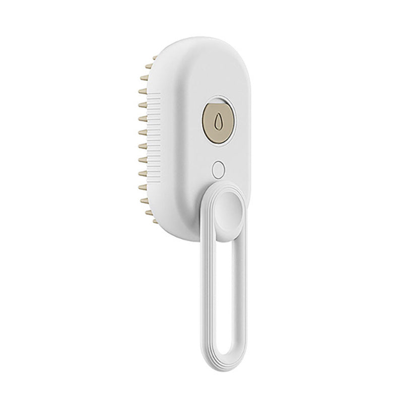 FurCarreCo 3-in-1 Cat Steam Brush: Electric Spray Grooming Comb for Effortless Pet Care