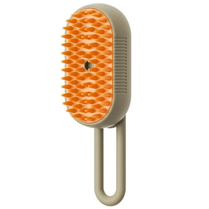 FurCarreCo 3-in-1 Cat Steam Brush: Electric Spray Grooming Comb for Effortless Pet Care